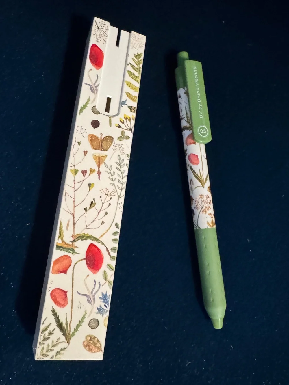 BV By Bruno Visconti Gift Set Greens & Flowers - Pen, 2 Journals, Wine Tumbler